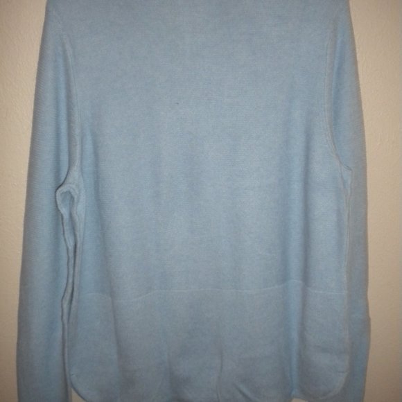 Advent Women's Plus Size XXL Blue Knit Long Sleeve Sweater NWT - Picture 5 of 5
